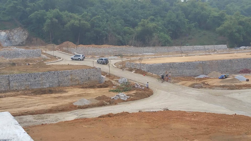 Dự án đang thi công hạ tầng