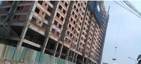 Dự án đang thi công phần thô