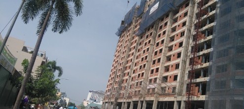 Dự án đang thi công phần thô