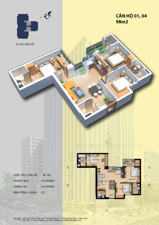 Thiết kế căn hộ 01