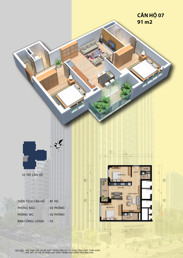 Thiết kế căn hộ 07