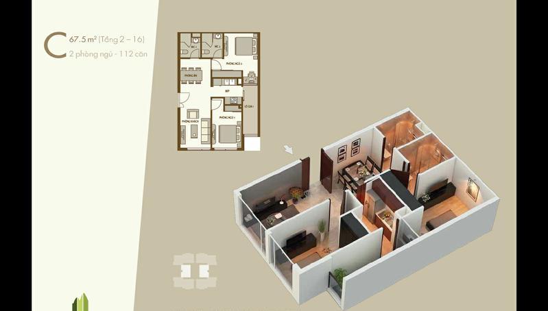 Thiết kế căn hộ C