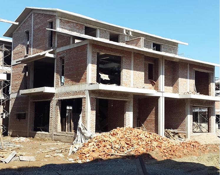 Dự án đang thi công phần thô