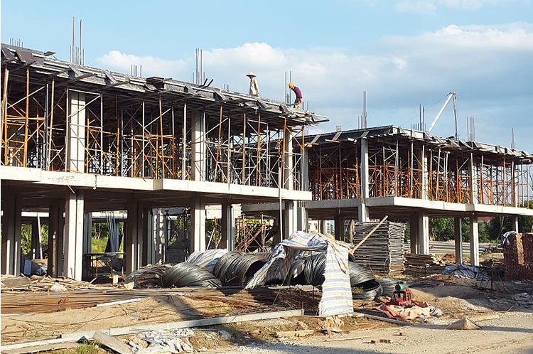 Dự án đang thi công phần thô