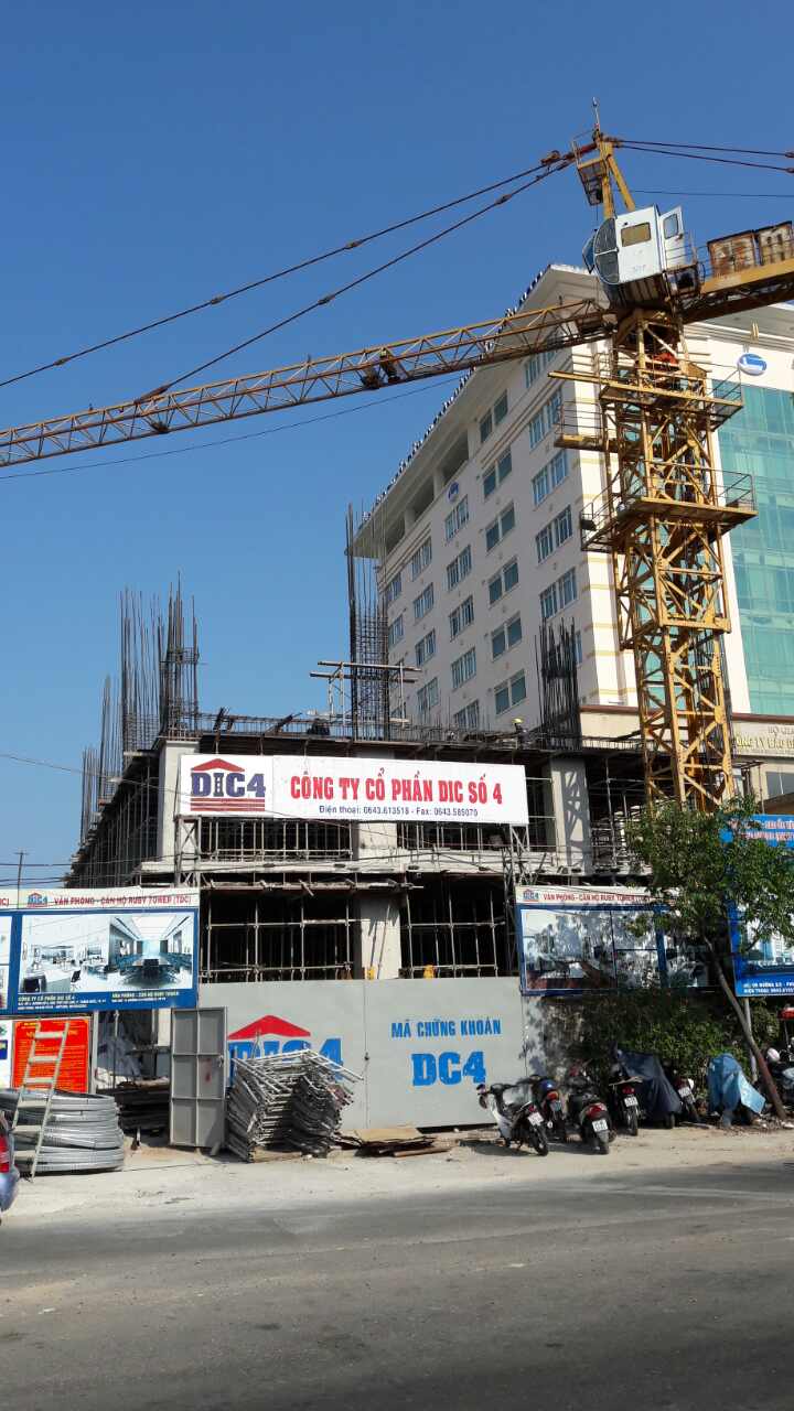 Dự án đang thi công phần thô