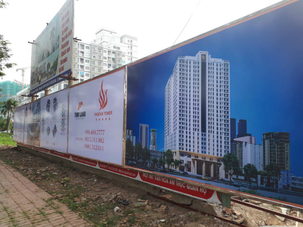 Dự án đang tiếp tục tục thi công móng