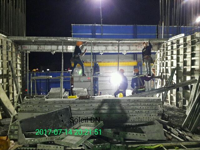 Dự án đã xây tới tầng 12-13