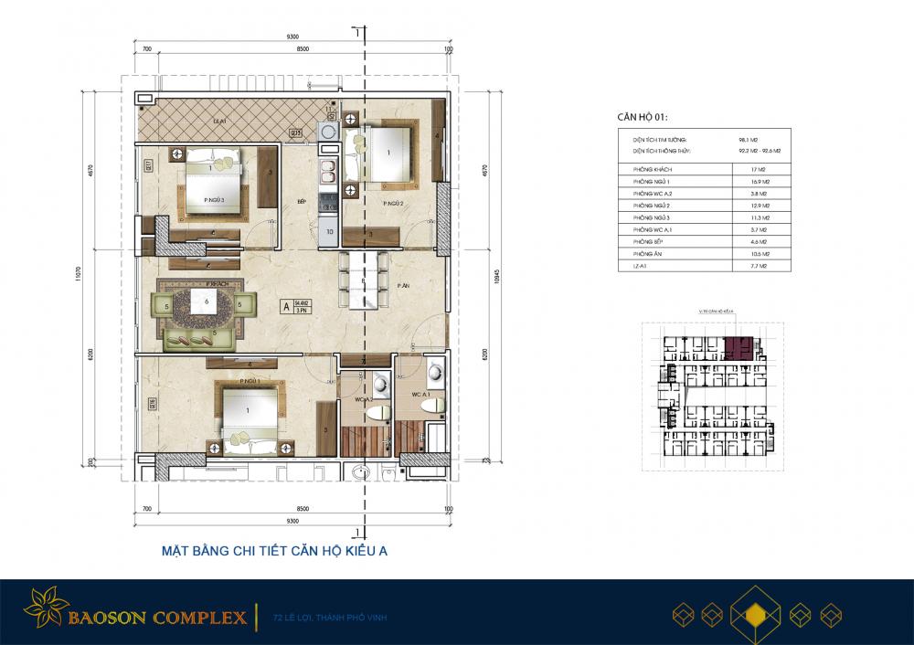 Thiết kế căn hộ A