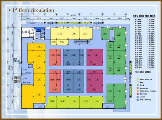 Mặt bằng tầng 1