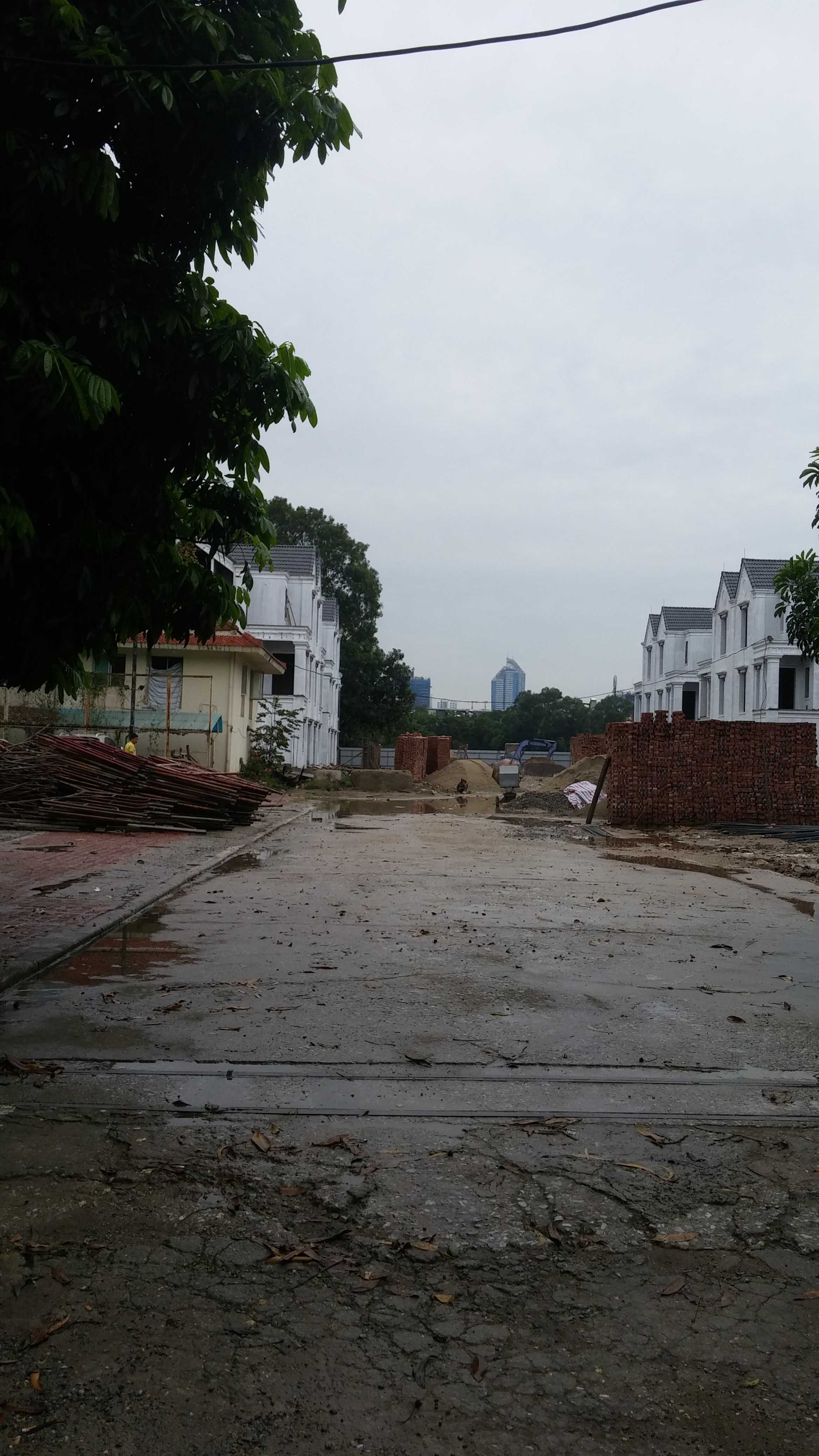 Các khối nhà đã xong thô