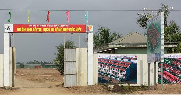 Dự án đang san lấp mặt bằng