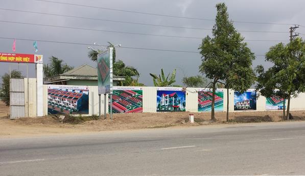 Dự án đang san lấp mặt bằng