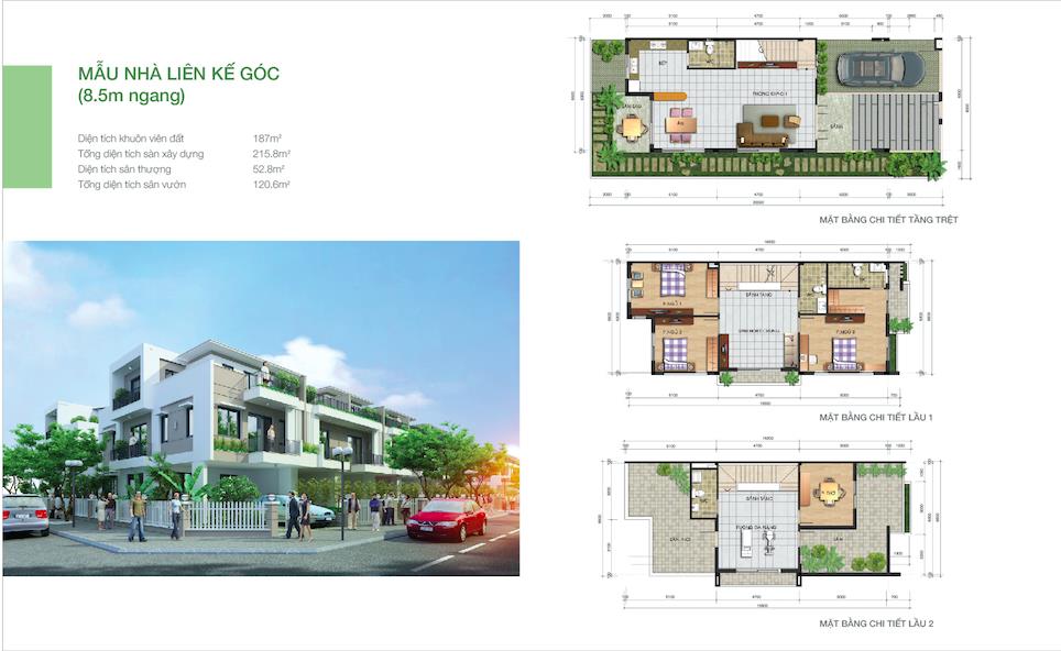 Liên kế Thăng Long Home Hưng Phú 2