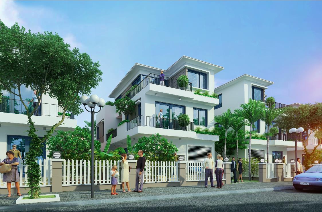 Biệt thự song lập Thăng Long Home Hưng Phú 