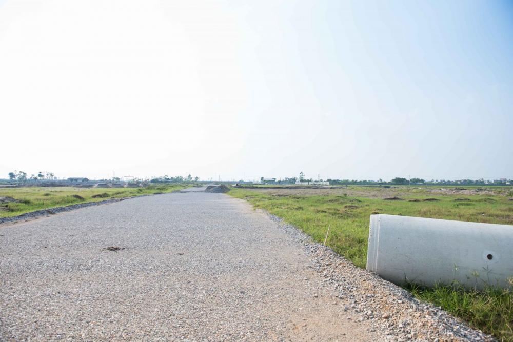 Hoàn thiện phần cát nền K98, cấp phối đá dăm loại II với đường nội bộ khu đô thị