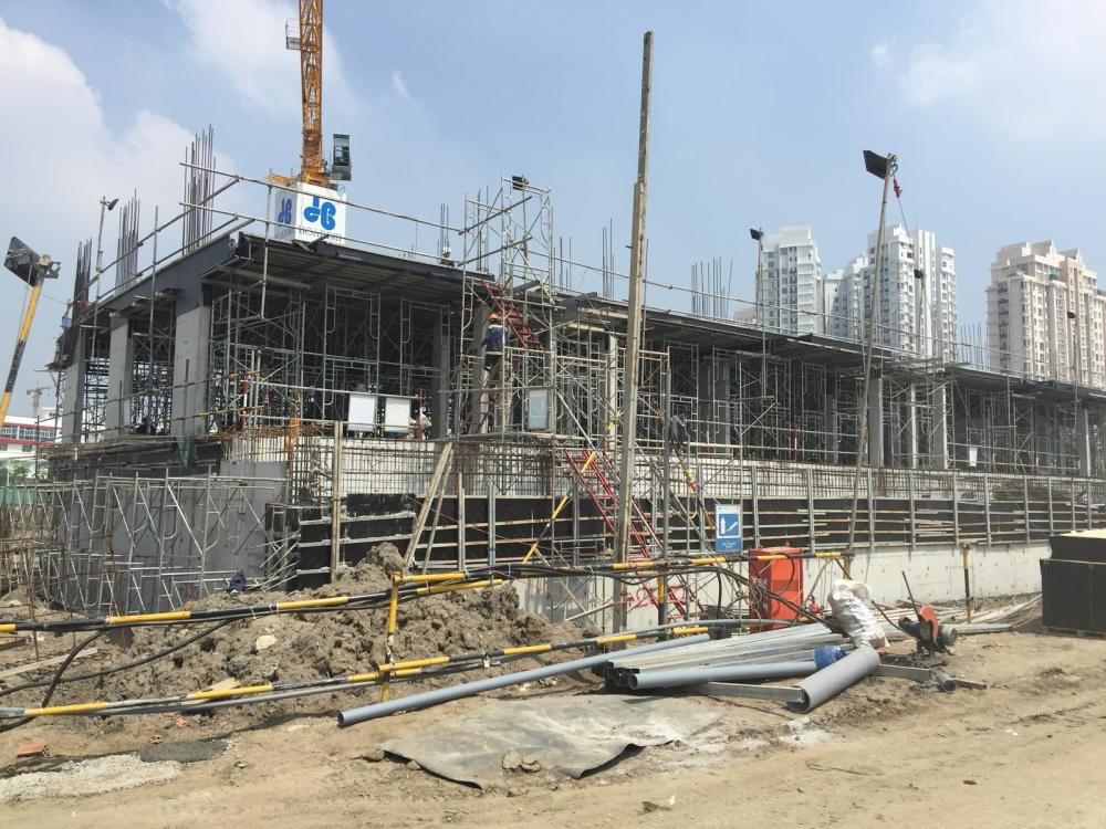 Dự án đang thi công phần thô