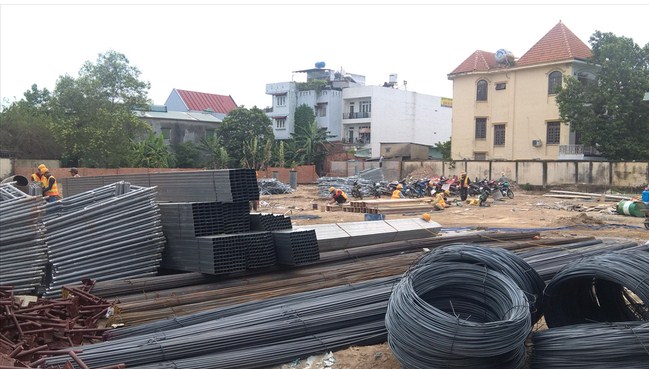 Dự án đang thi công hạ tầng