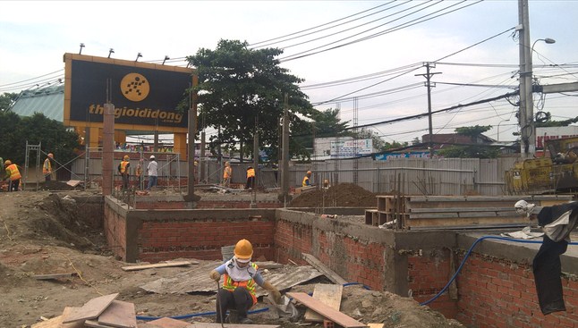 Dự án đang thi công hạ tầng