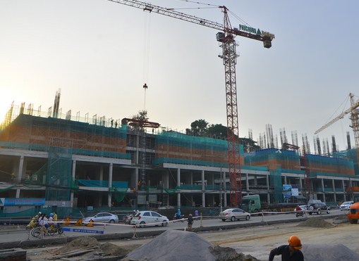 Dự án đang thi công phần thô