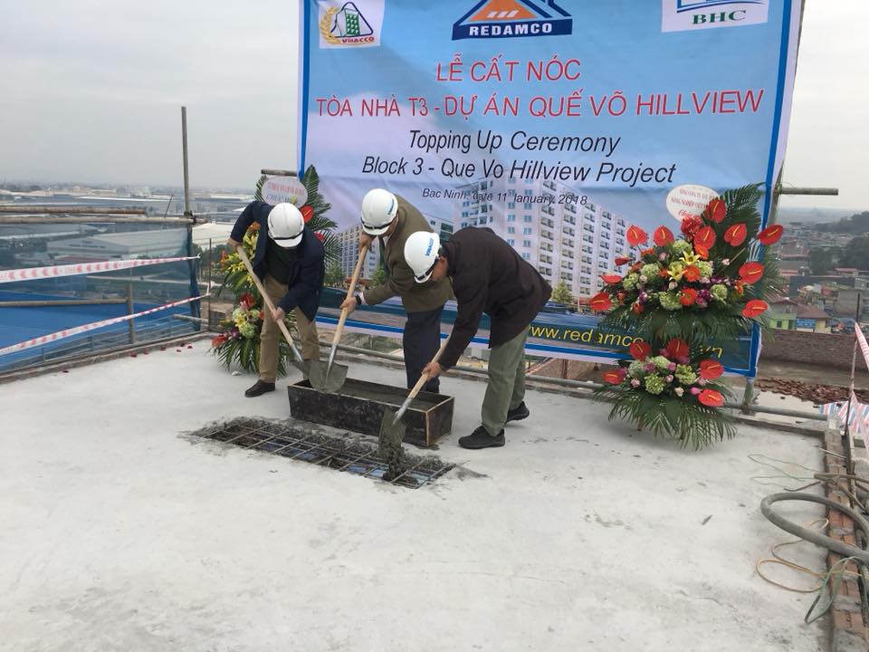 Tòa T3 đã được cất nóc