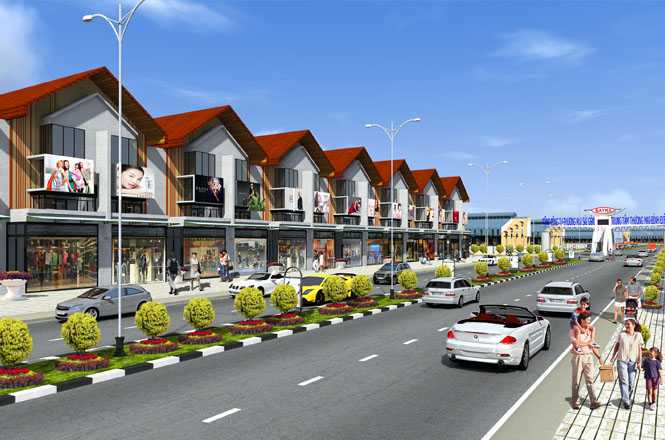 Nhà phố City Mall