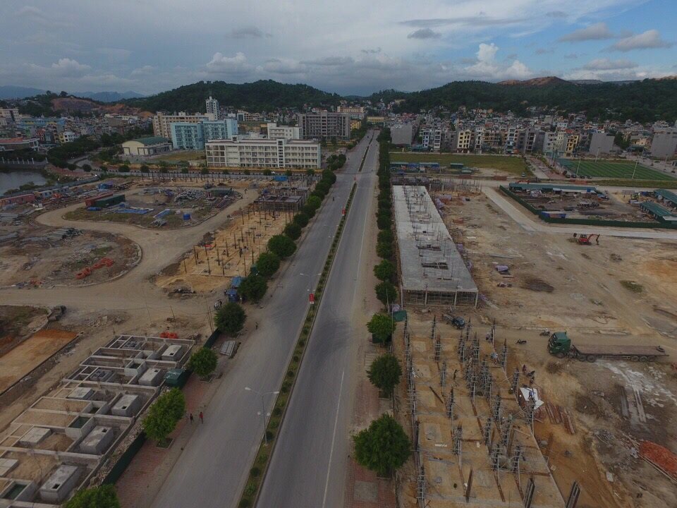 Dự án đang thi công móng