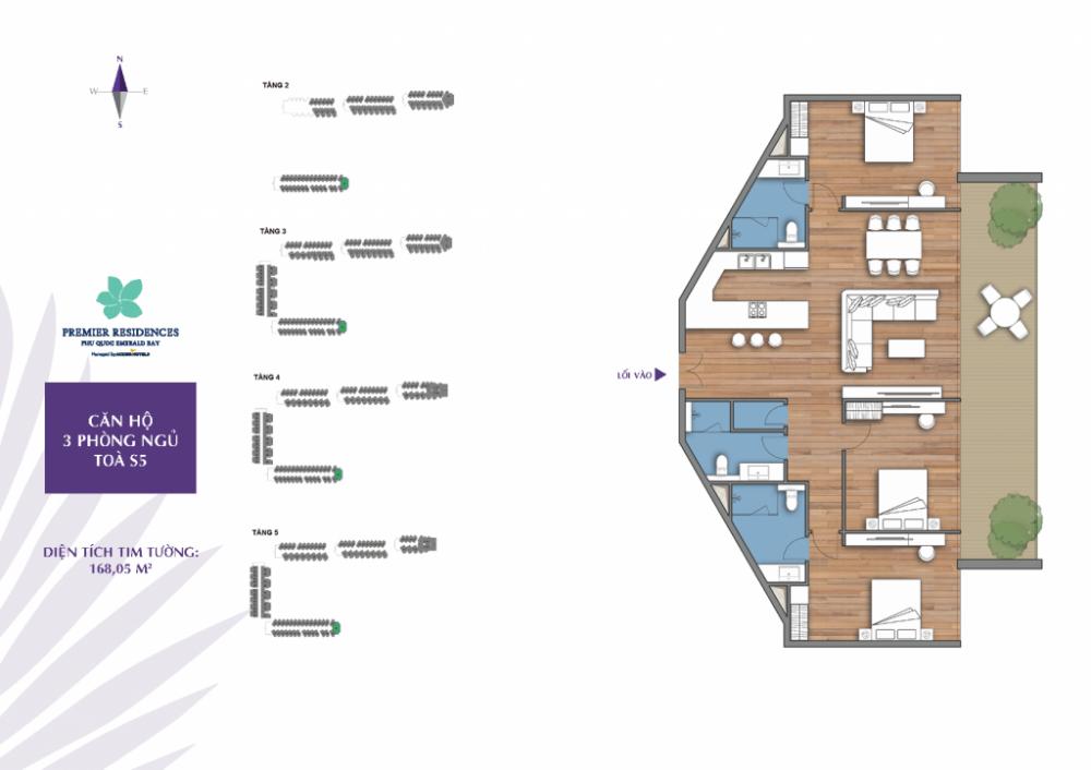 Thiết kế căn hộ 168.05 m2
