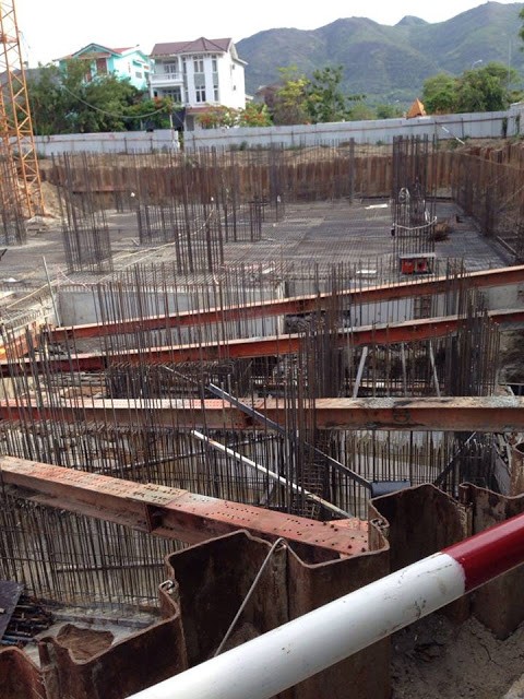 Dự án đang tiến hành xây dựng phần móng