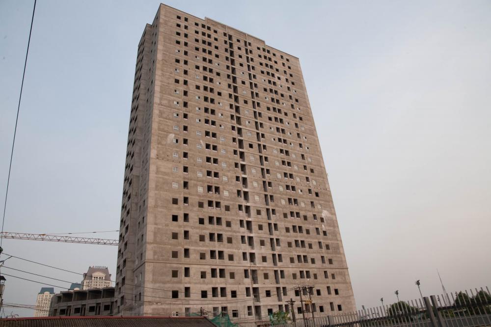 Dự án đã xây xong thô