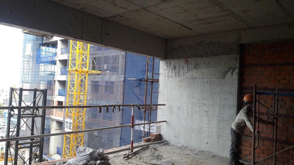 Dự án đang xây dựng đến tầng 11