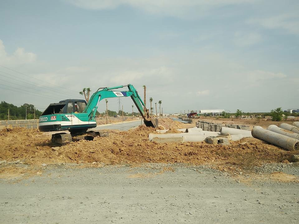 Dự án đang thi công hạ tầng