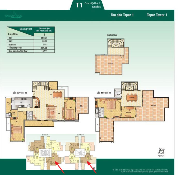 Thiết kế căn hộ 02 - tầng 34