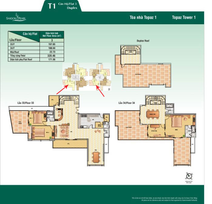 Thiết kế căn hộ 03 - tầng 34