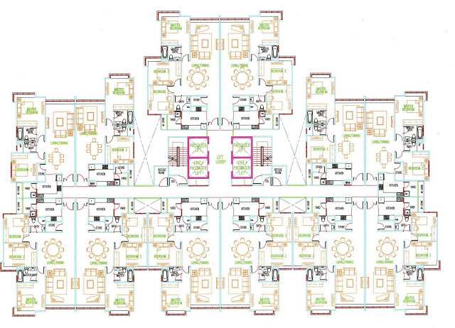 Mặt bằng tầng điển hình