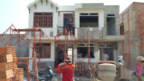 Đang hoàn thiện các căn nhà phố HHome