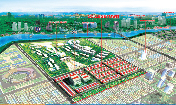 Tổng quan của Phố Thương mại Tri thức College Town | ảnh 1