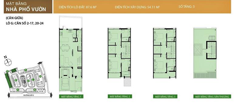 Thiết kế căn số 2-17, 20-24 (lô G)