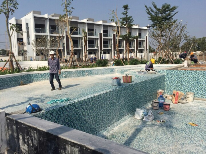 Lô A và B hiện đã hoàn thiện gần xong và chuẩn bị bàn giao nhà