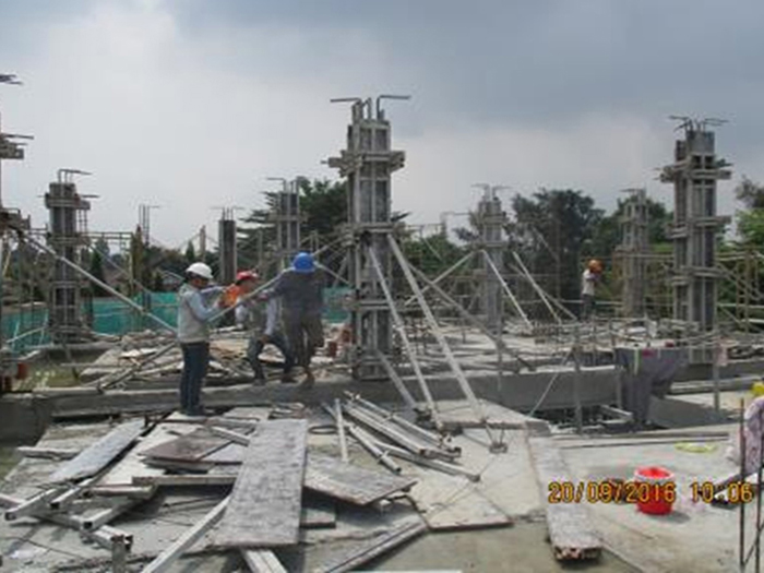 Thi công tầng 03 F1 - F4