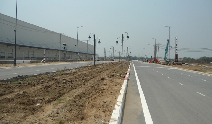 Samsung Village đã hoàn thiện hạ tầng đường nhựa 7-30m, có thể xây dựng nhà ngay