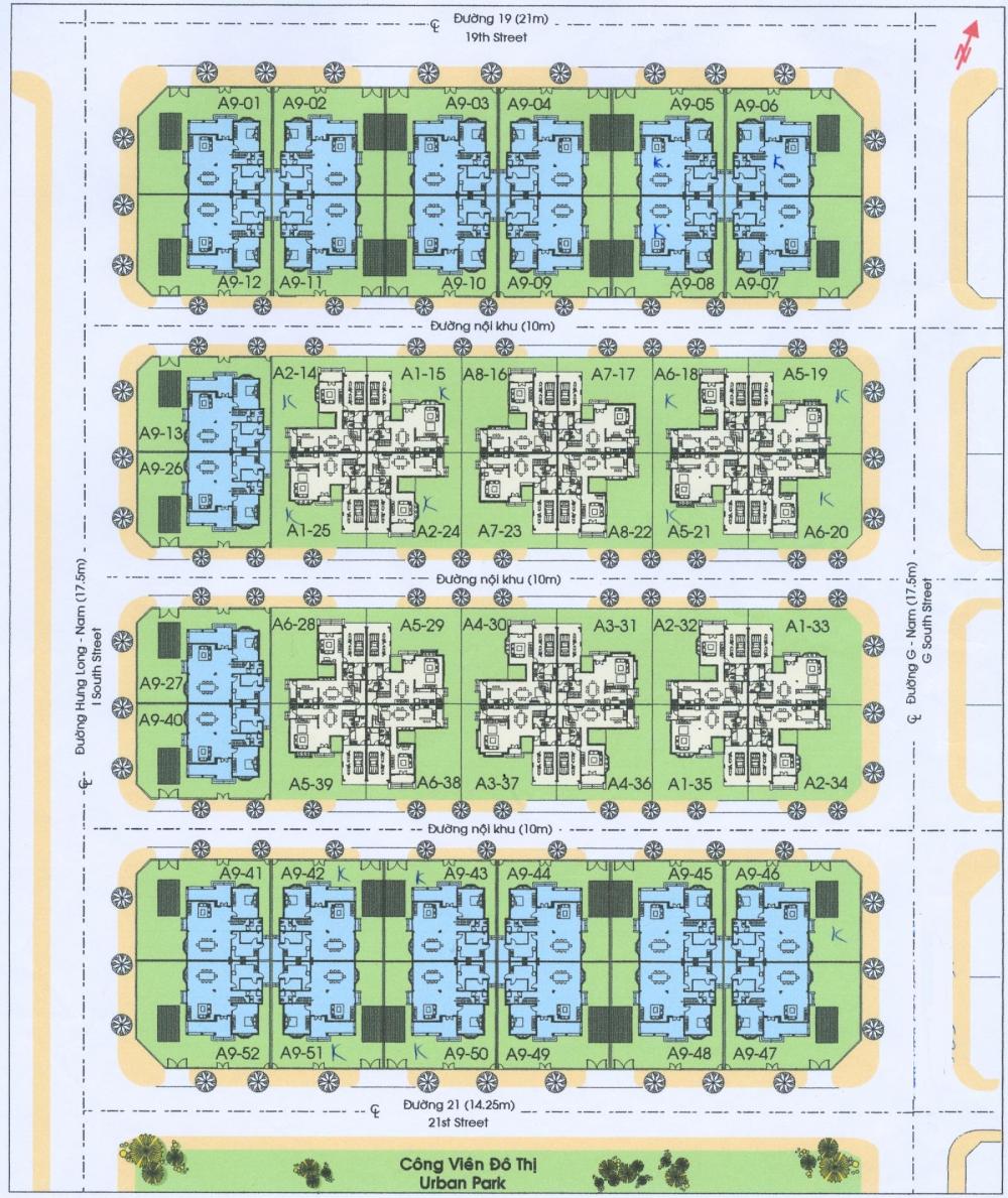 Mặt bằng tầng điển hình