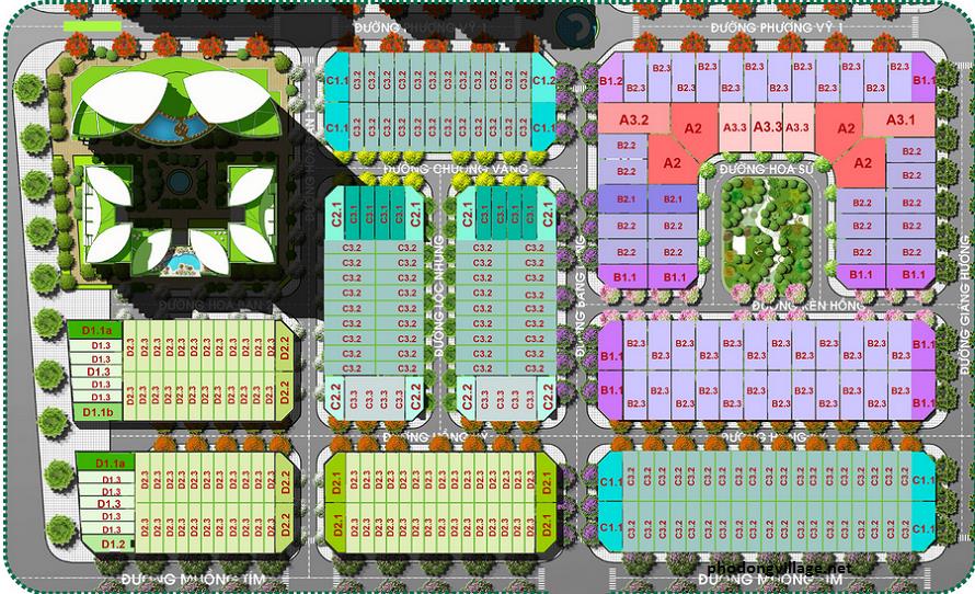 Mặt bằng giai đoạn 1