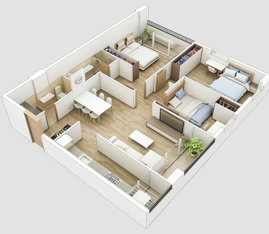 Căn hộ Cityland Park Hills 3