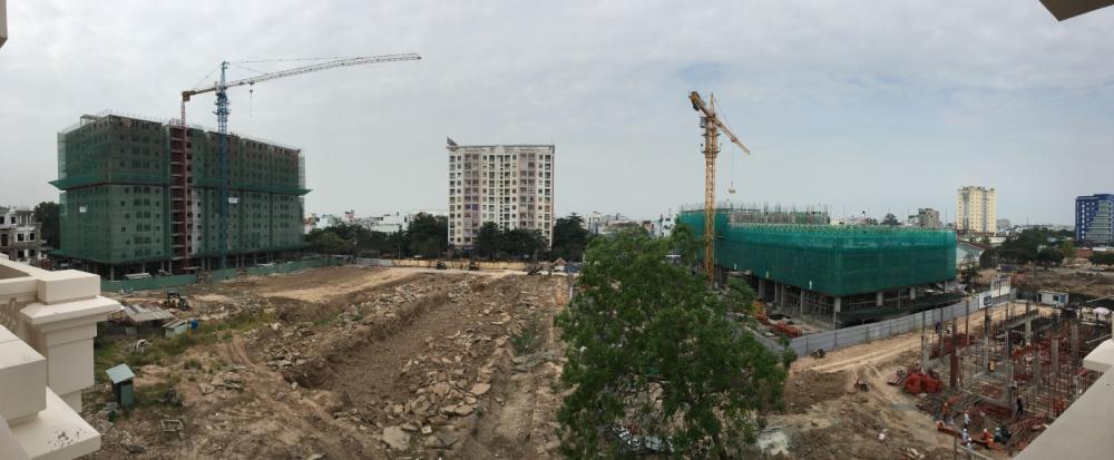 Toàn cảnh 2 block P1, P5 của dự án căn hộ Cityland Park Hills.