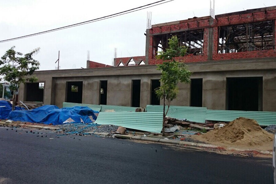 Khu dân cư Trảng Kèo đang xây dựng