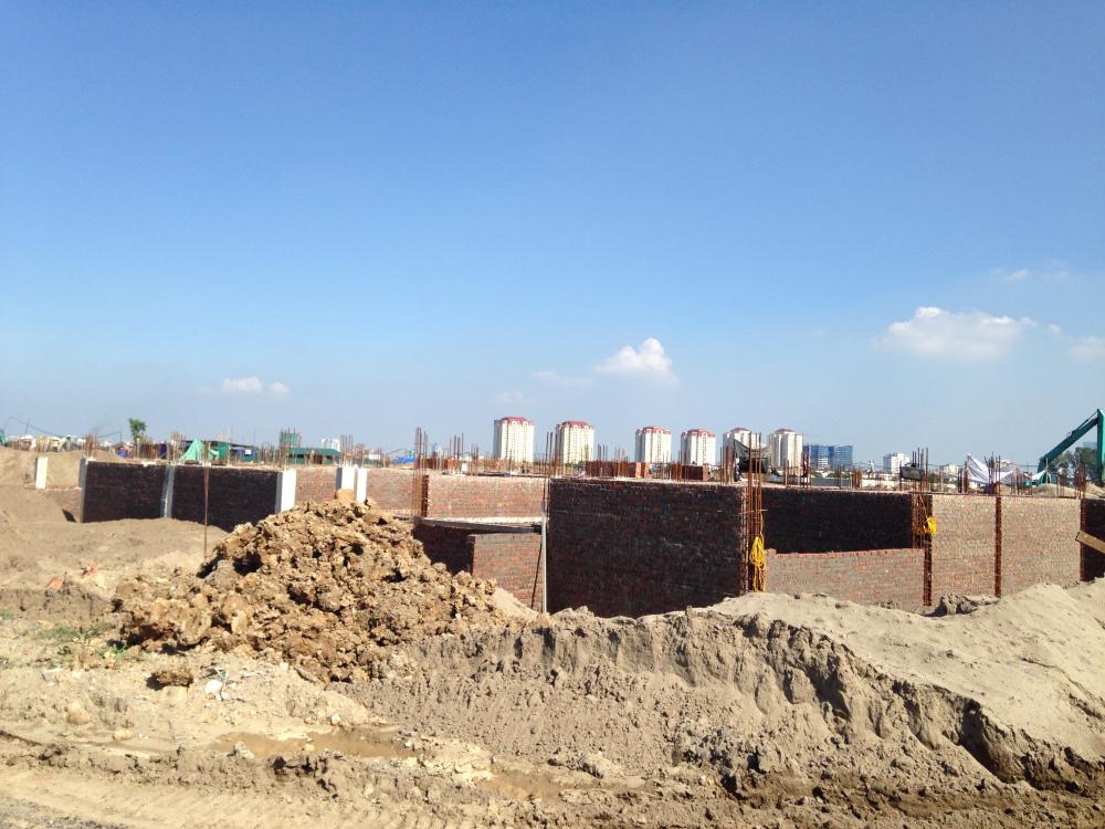 Dự án đang thi công hạ tầng và phân lô biệt thự