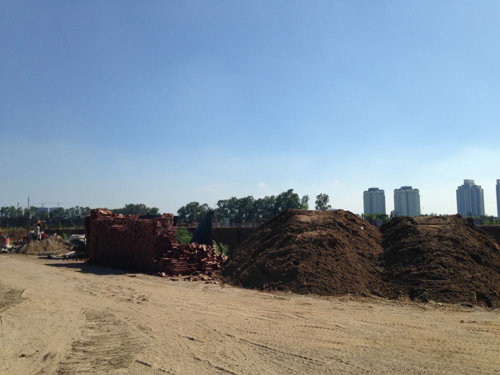 Dự án đang thi công hạ tầng và phân lô biệt thự