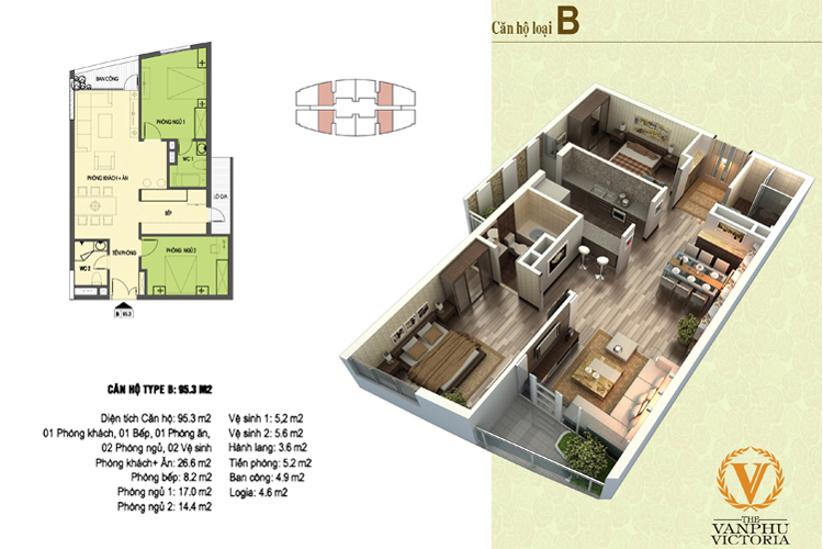 Thiết kế căn hộ B