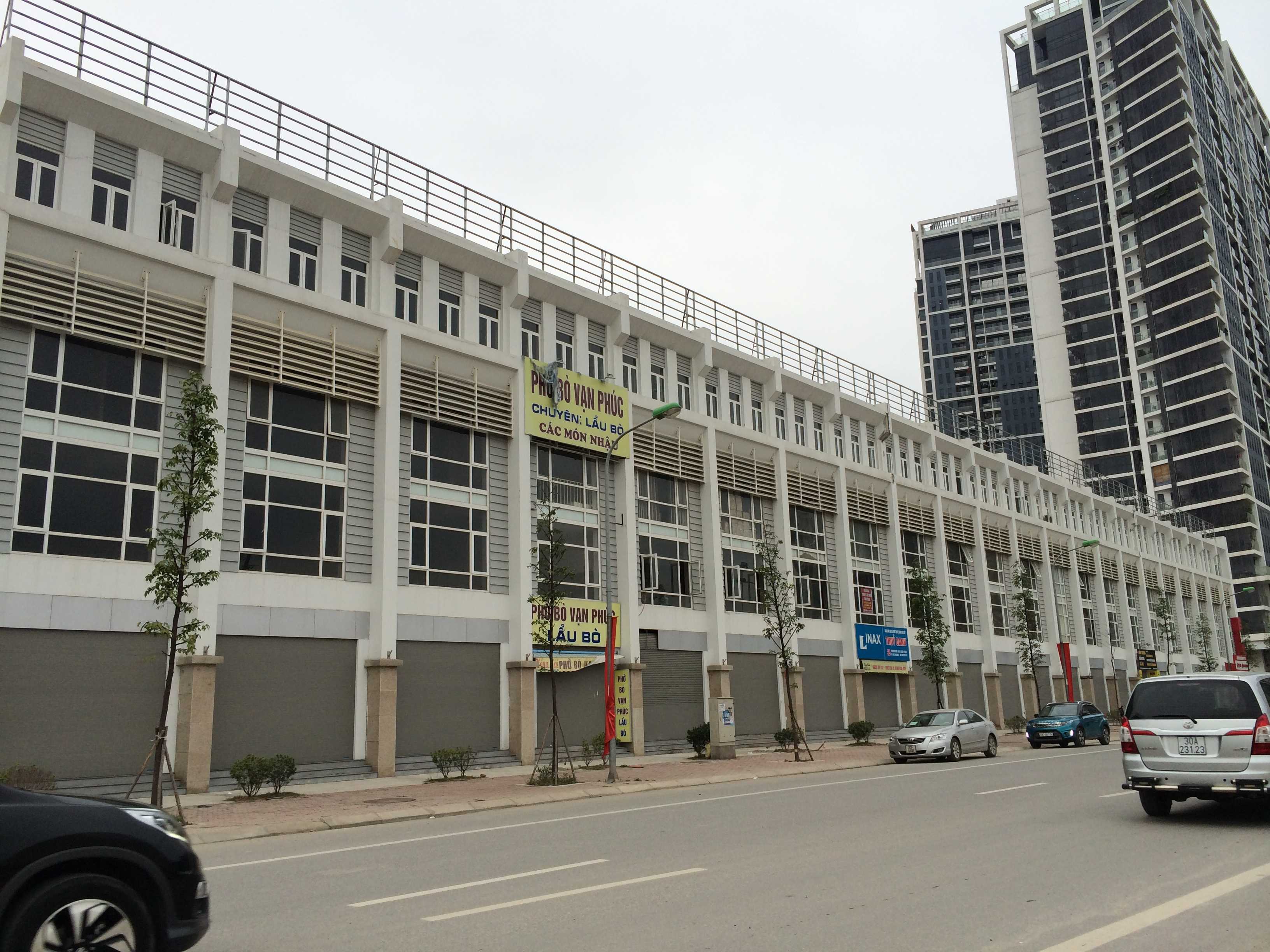 Biệt thự, liền kề và phố thương mại đã hoàn thành và sử dụng, các chung cư đang bắt đầu xây dựng