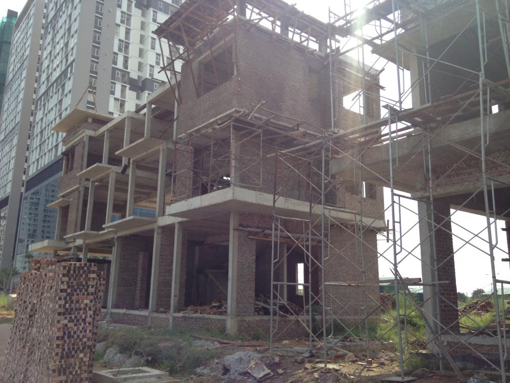 Khu BT5 đang thi công phần thô các căn biệt thự